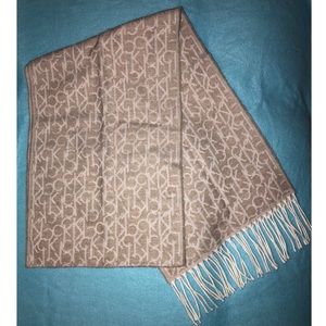 Calvin Klein Logo Scarf, New!